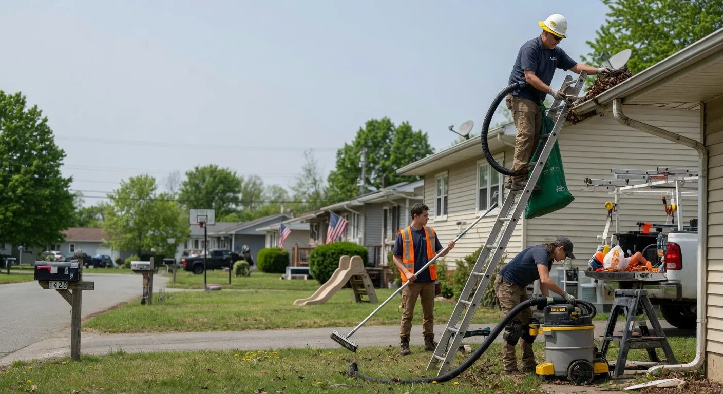 Gutter Installation in South Vienna, OH near me